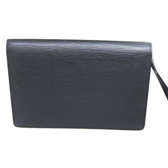 Louis Vuitton Black Pochette Epi Shoulder Homme Leather Noir Bag - Picture 1 of 6